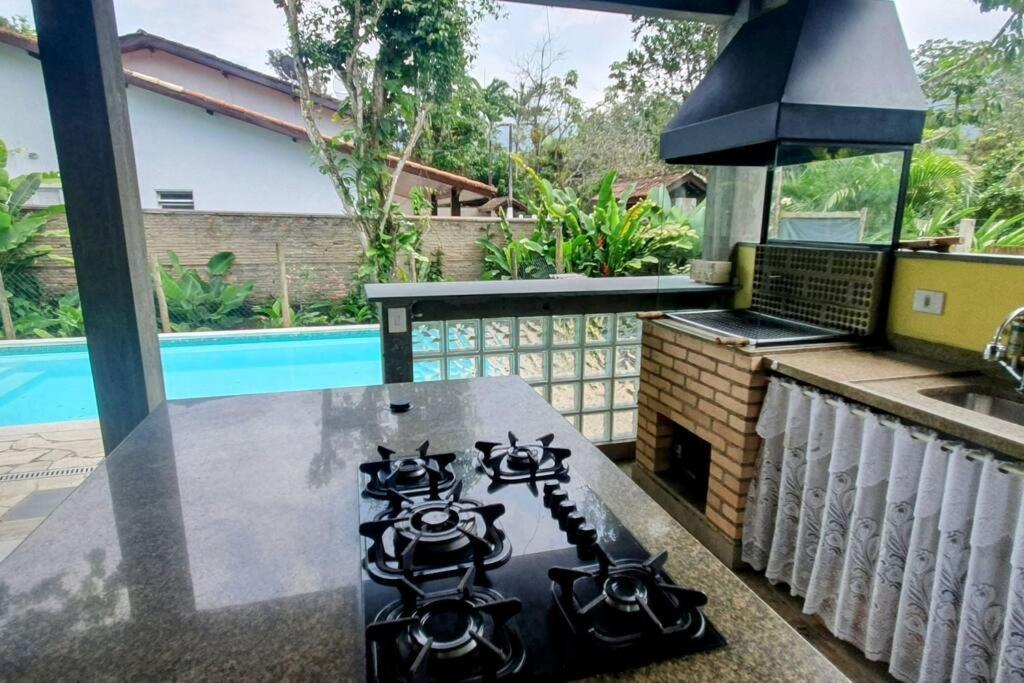 Itamambuca A Beira Mar Com Piscina Villa Ubatuba Luaran gambar